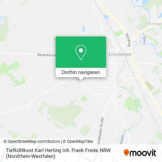 Tiefkühlkost Karl Herting Inh. Frank Frede Karte