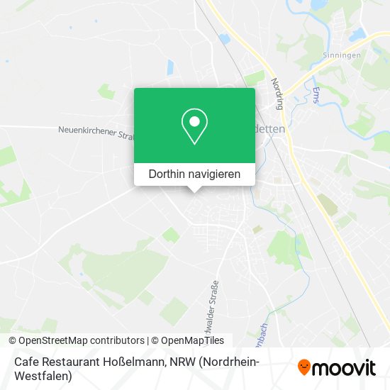 Cafe Restaurant Hoßelmann Karte