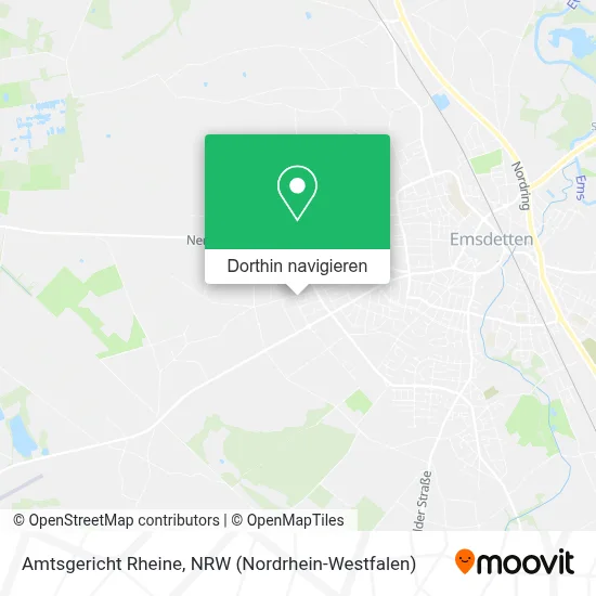 Amtsgericht Rheine Karte