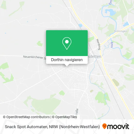 Snack Spot Automaten Karte