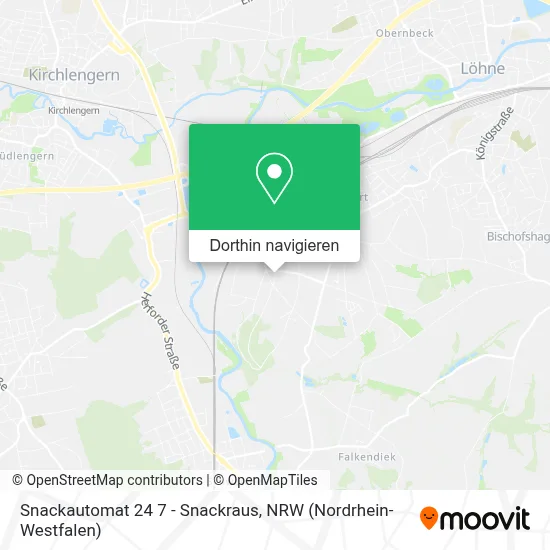 Snackautomat 24 7 - Snackraus Karte