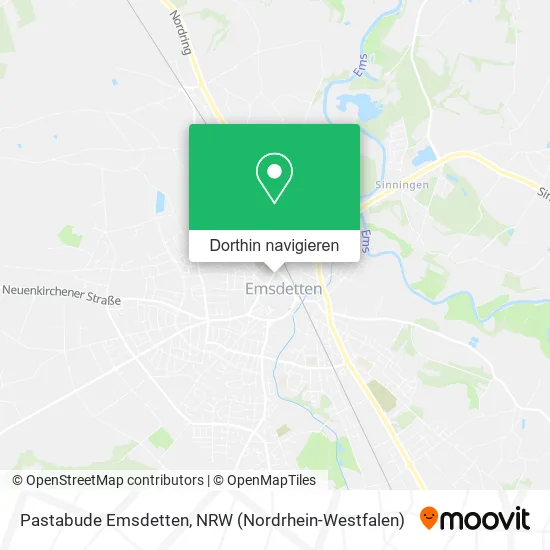 Pastabude Emsdetten Karte