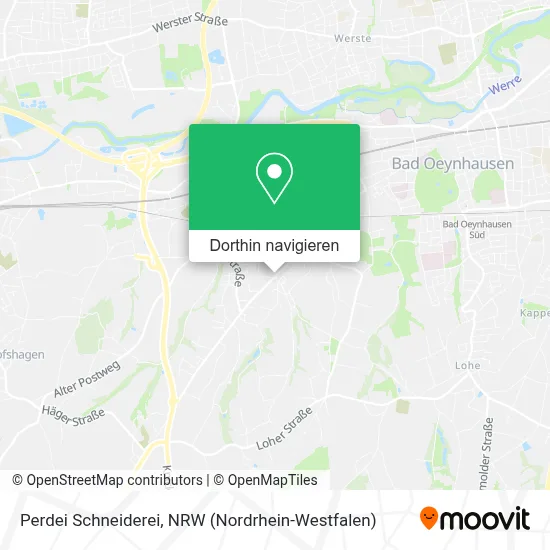 Perdei Schneiderei Karte