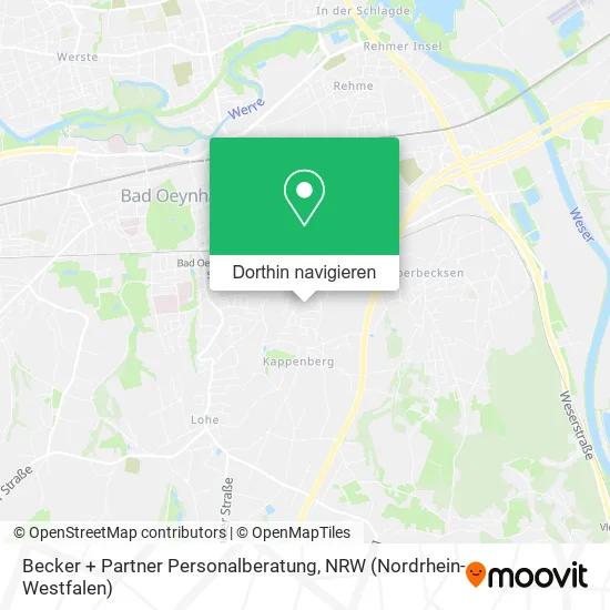 Becker + Partner Personalberatung Karte