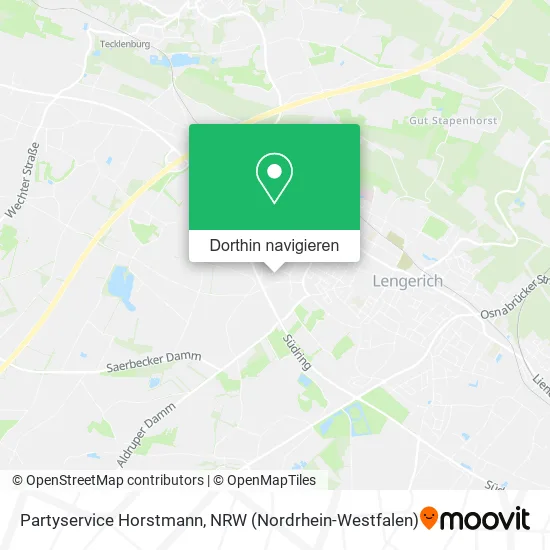 Partyservice Horstmann Karte