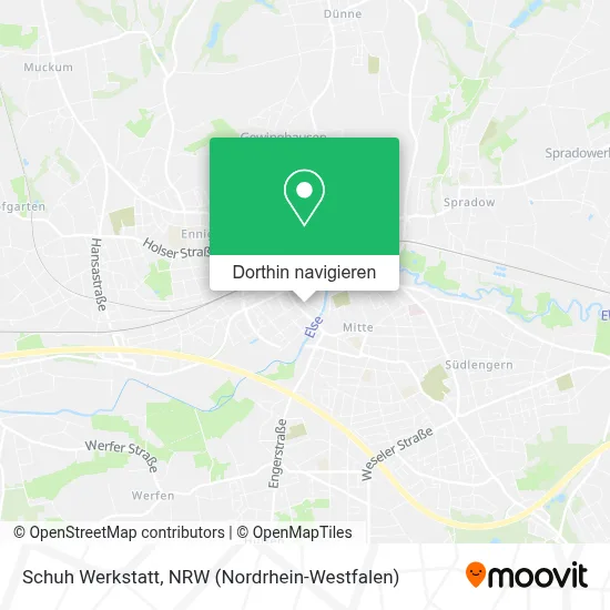 Schuh Werkstatt Karte