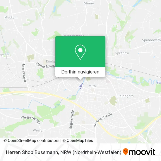 Herren Shop Bussmann Karte