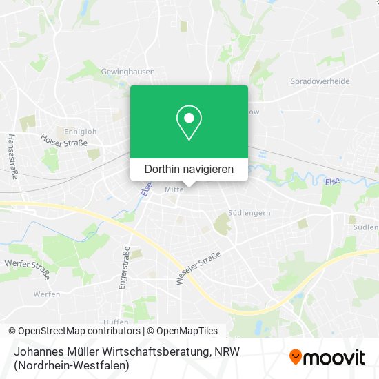 Johannes Müller Wirtschaftsberatung Karte