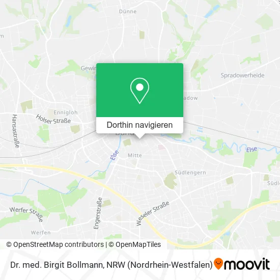 Dr. med. Birgit Bollmann Karte