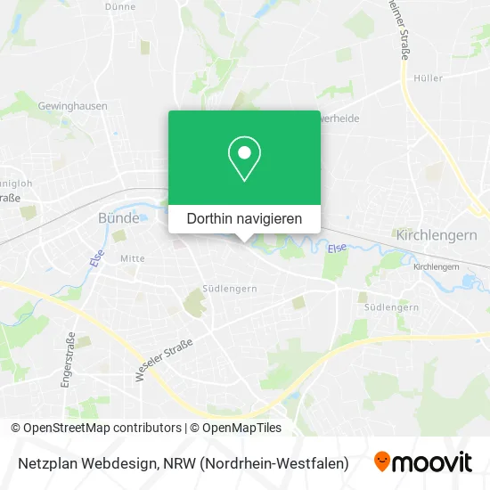 Netzplan Webdesign Karte