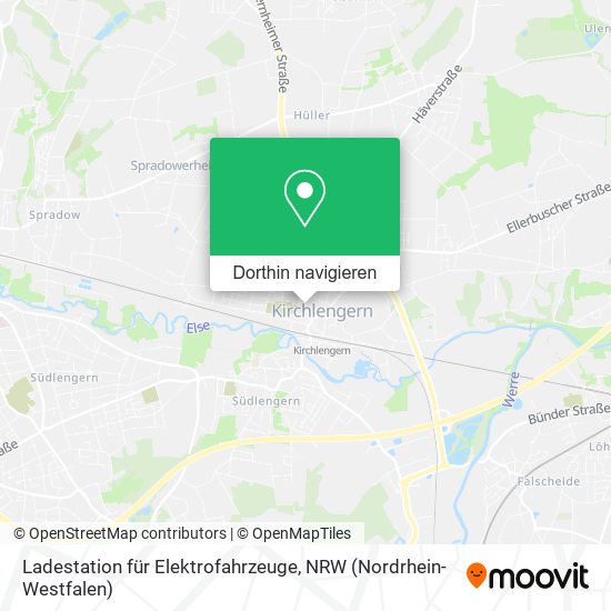 Ladestation für Elektrofahrzeuge Karte