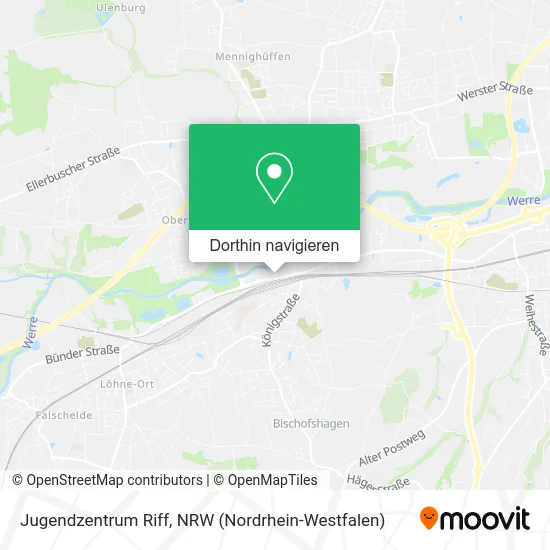 Jugendzentrum Riff Karte