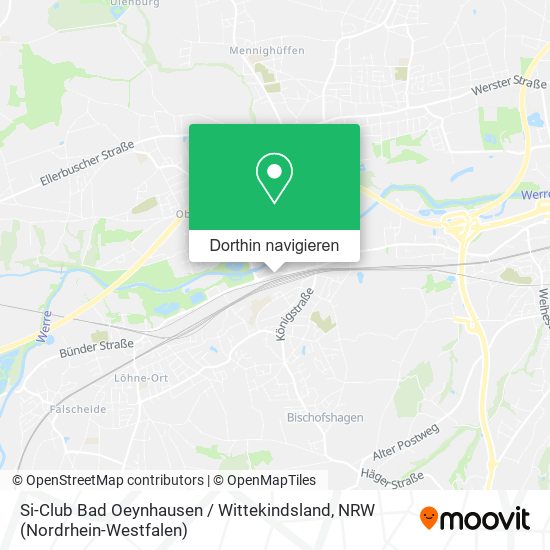 Si-Club Bad Oeynhausen / Wittekindsland Karte