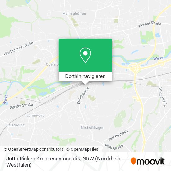 Jutta Ricken Krankengymnastik Karte