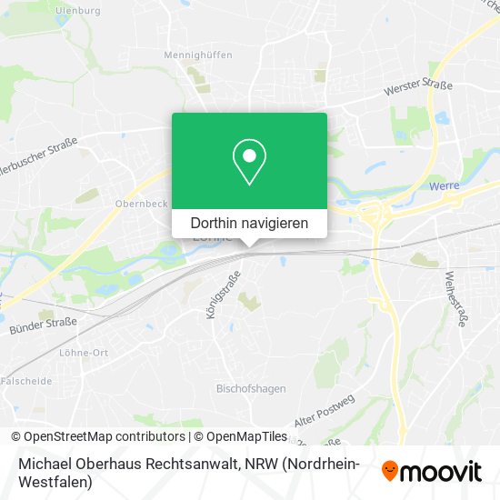 Michael Oberhaus Rechtsanwalt Karte