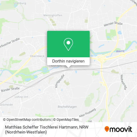 Matthias Scheffer Tischlerei Hartmann Karte