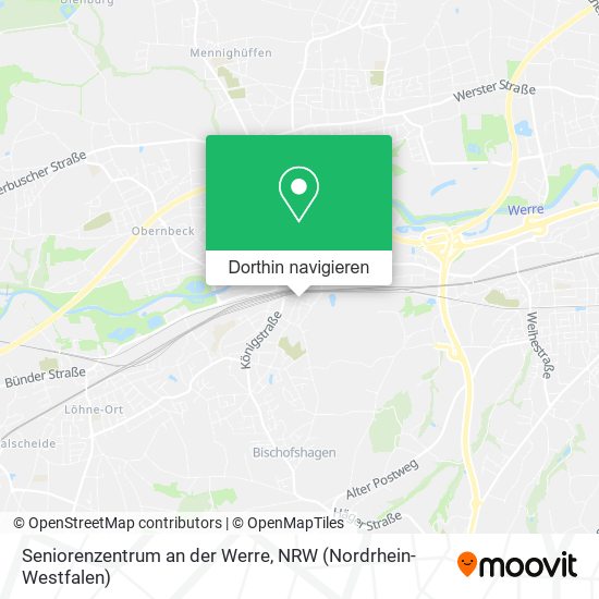 Seniorenzentrum an der Werre Karte