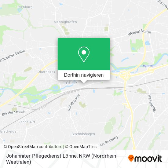 Johanniter-Pflegedienst Löhne Karte