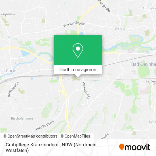 Grabpflege Kranzbinderei Karte