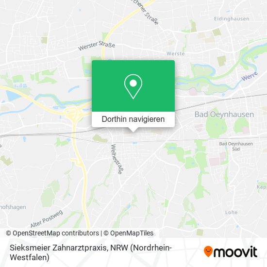 Sieksmeier Zahnarztpraxis Karte