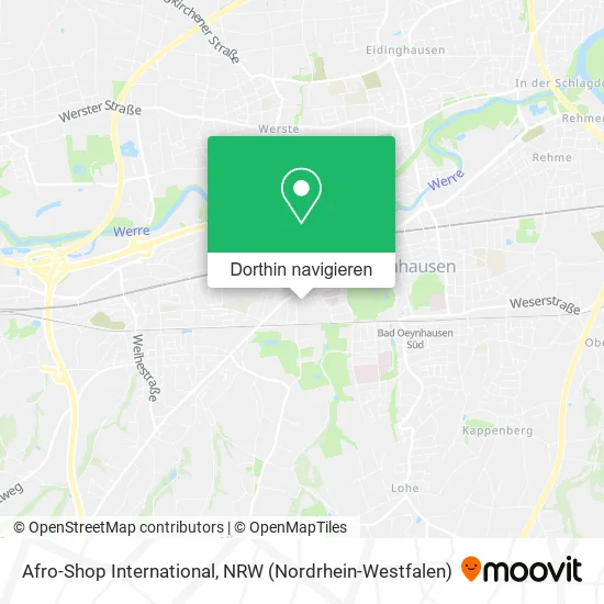 Afro-Shop International Karte