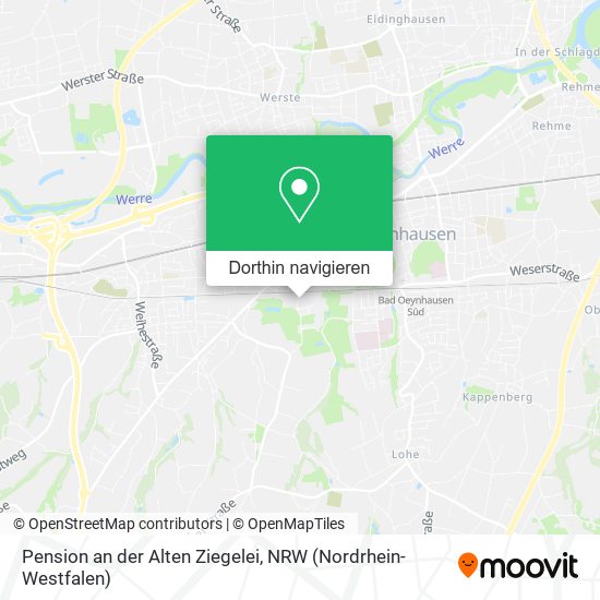 Pension an der Alten Ziegelei Karte