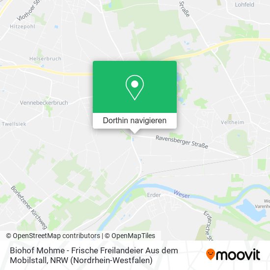 Biohof Mohme - Frische Freilandeier Aus dem Mobilstall Karte