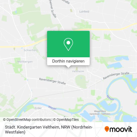 Städt. Kindergarten Veltheim Karte
