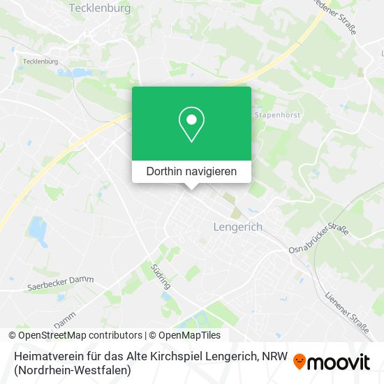 Heimatverein für das Alte Kirchspiel Lengerich Karte