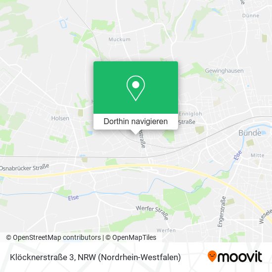 Klöcknerstraße 3 Karte