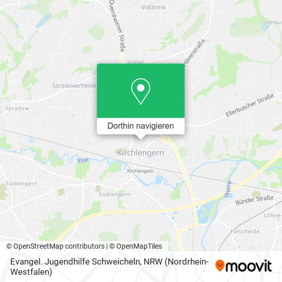 Evangel. Jugendhilfe Schweicheln Karte