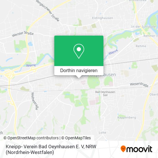 Kneipp- Verein Bad Oeynhausen E. V Karte