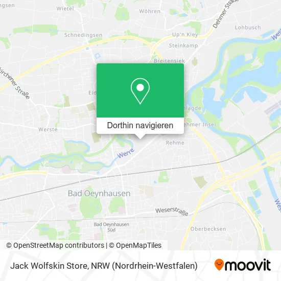 Jack Wolfskin Store Karte