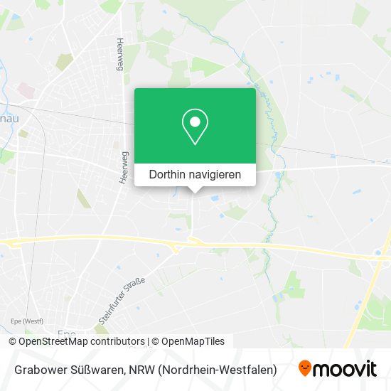 Grabower Süßwaren Karte