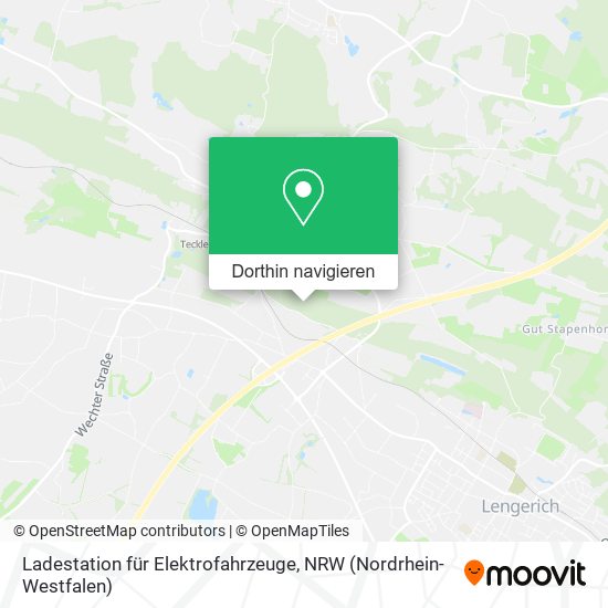 Ladestation für Elektrofahrzeuge Karte