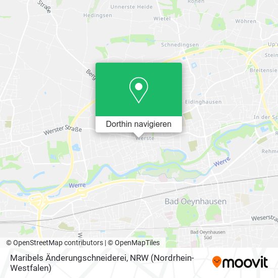 Maribels Änderungschneiderei Karte
