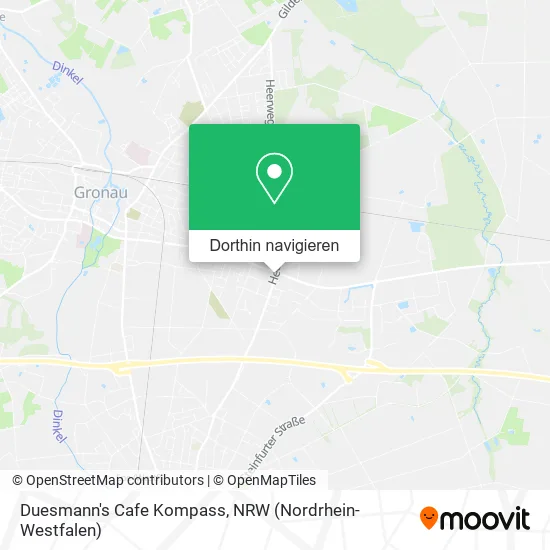 Duesmann's Cafe Kompass Karte