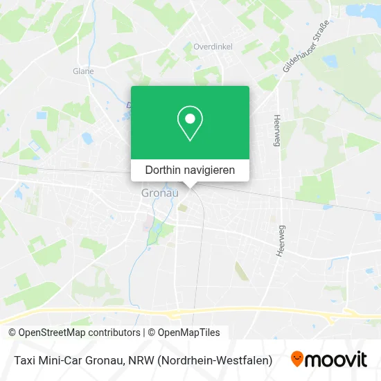 Taxi Mini-Car Gronau Karte