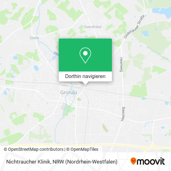 Nichtraucher Klinik Karte