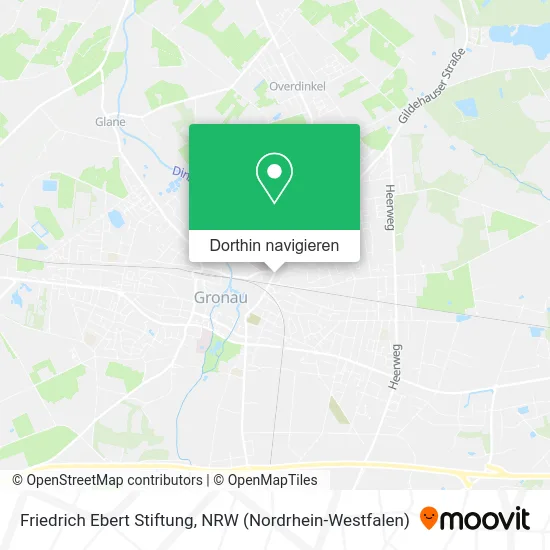 Friedrich Ebert Stiftung Karte