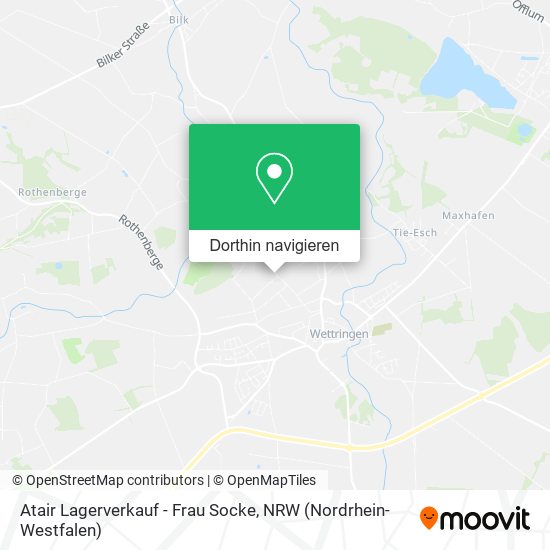 Atair Lagerverkauf - Frau Socke Karte