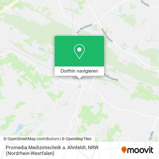 Promedia Medizintechnik a. Ahnfeldt Karte