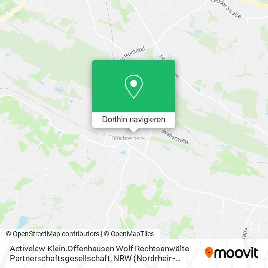 Activelaw Klein.Offenhausen.Wolf Rechtsanwälte Partnerschaftsgesellschaft Karte