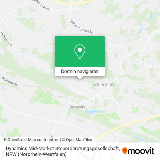 Dynamics Mid-Market Steuerberatungsgesellschaft Karte