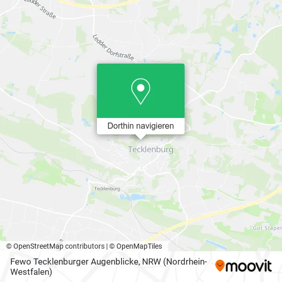 Fewo Tecklenburger Augenblicke Karte