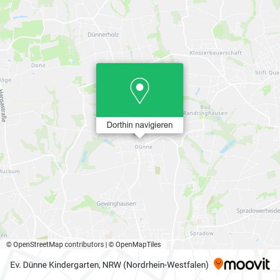 Ev. Dünne Kindergarten Karte