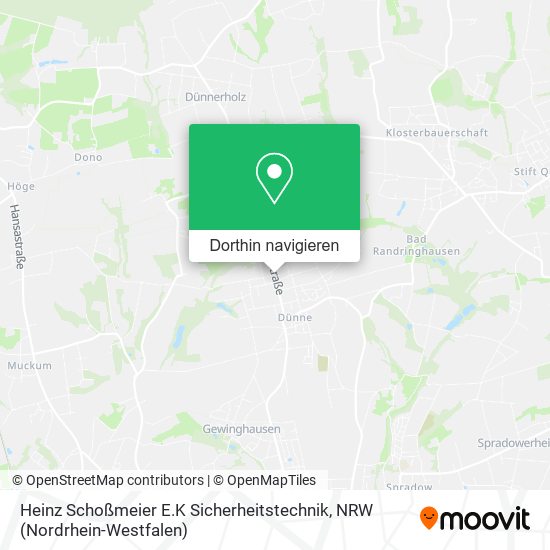 Heinz Schoßmeier E.K Sicherheitstechnik Karte