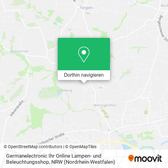 Germanelectronic Ihr Online Lampen- und Beleuchtungsshop Karte