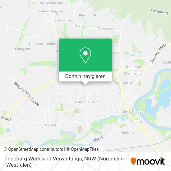 Ingeborg Wedekind Verwaltungs Karte