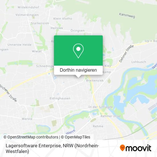 Lagersoftware Enterprise Karte